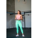 Legging Femme SOFY vert flashy | BARBELL REGIMENT