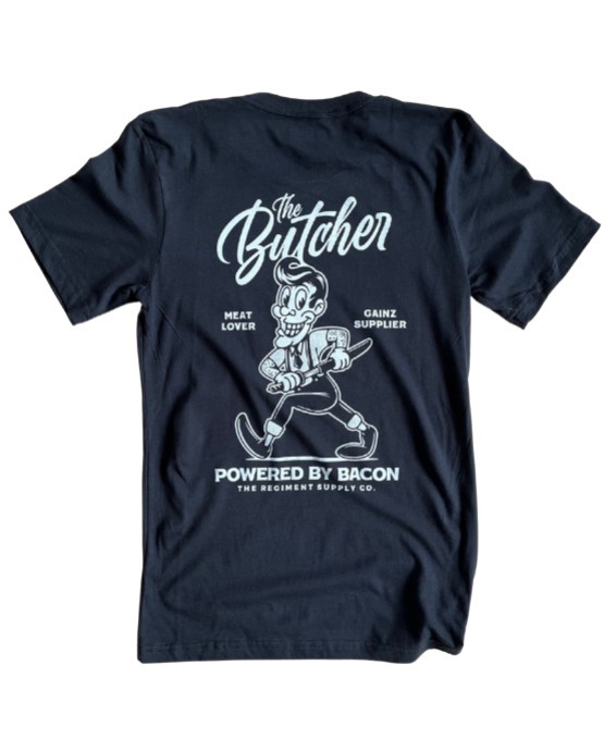 T-Shirt noir THE BUTCHER | BARBELL REGIMENT — Noir · Taille S