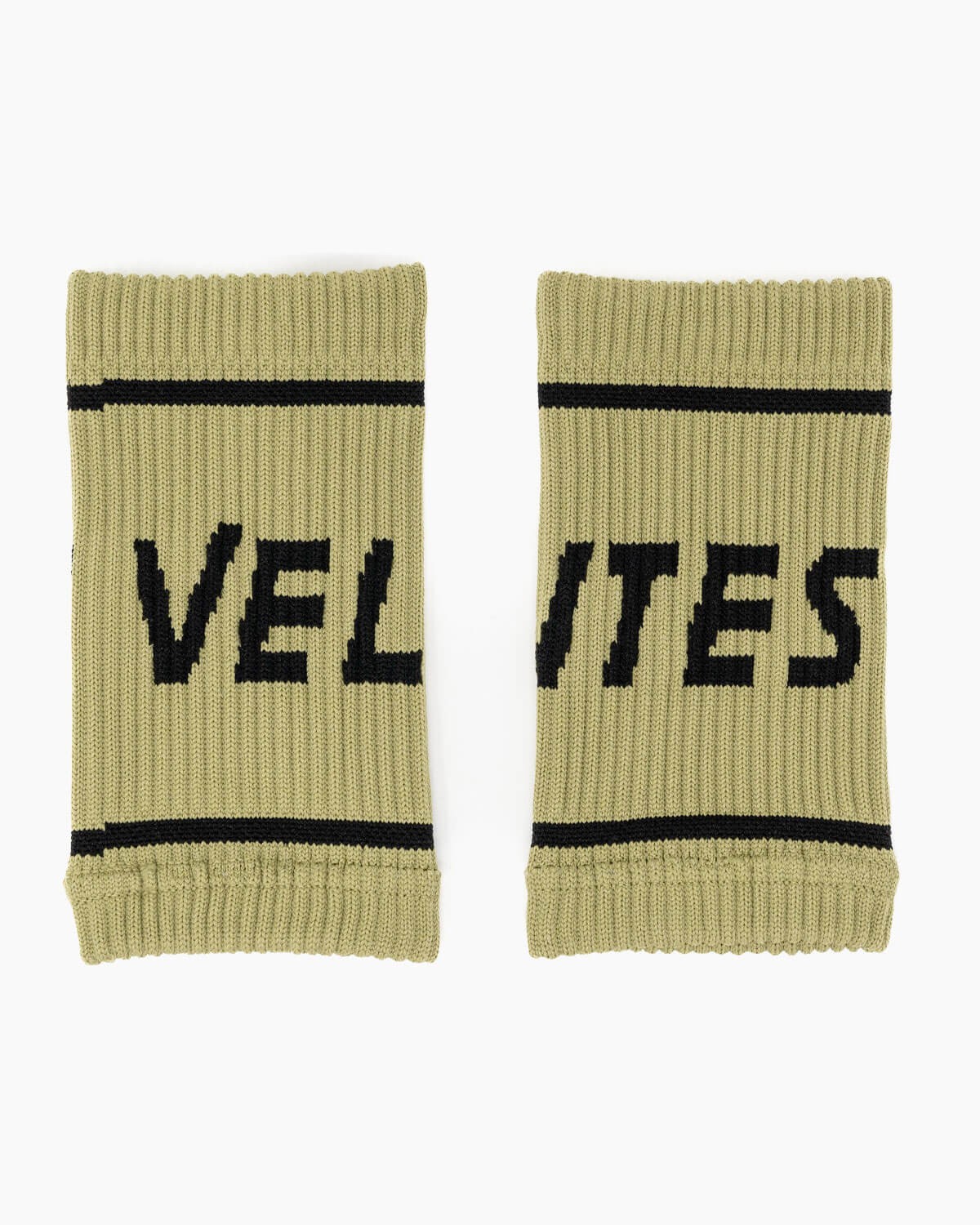 Sweatbands Velites vert olive - Bandes de poignet sport — Vert · Taille TU