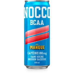 NOCCO Mangue - Boisson BCAA Vegan 330 ml Sans Sucre