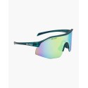 Lunettes Velites Raptor vert foncé-bleu portées pendant un WOD
