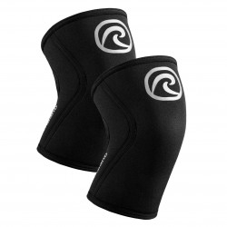 Paire Genouillères Noire - Silver 5 mm | REHBAND