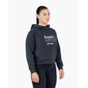 Sweat à capuche court femme sport noir édition limitée Games