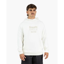 Sweat à capuche CrossFit® Holo Games 2025 blanc Velites