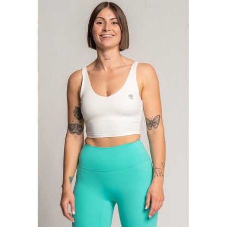 Brassière femme sport Alessia blanche – Barbell Regiment