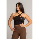 Brassière femme sport Diana noire - Barbell Regiment