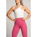Brassière femme sport blanche Diana pendant une séance Fitness