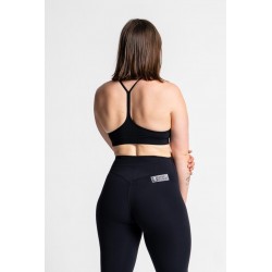 Brassière femme sport noire Léa de Barbell Regiment – Vue de face