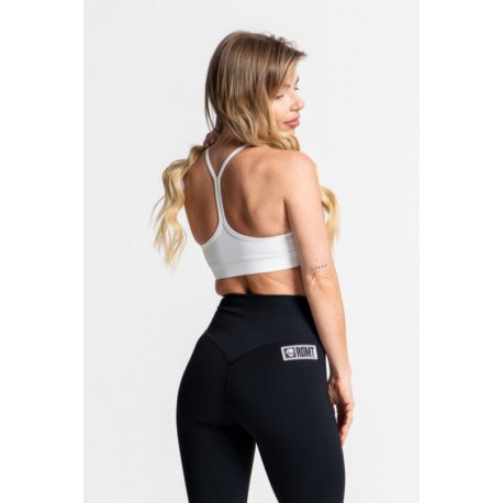 Brassière femme sport blanche Léa Barbell Regiment – Vue avant