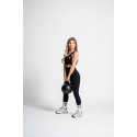 Sport bra noire Regina – maintien moyen idéal pour le fitness