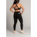 Legging kimy Barbell Regiment noir pour entraînement intensif femme