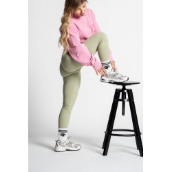 Legging kimy Barbell Regiment vert sauge pour entraînement intensif