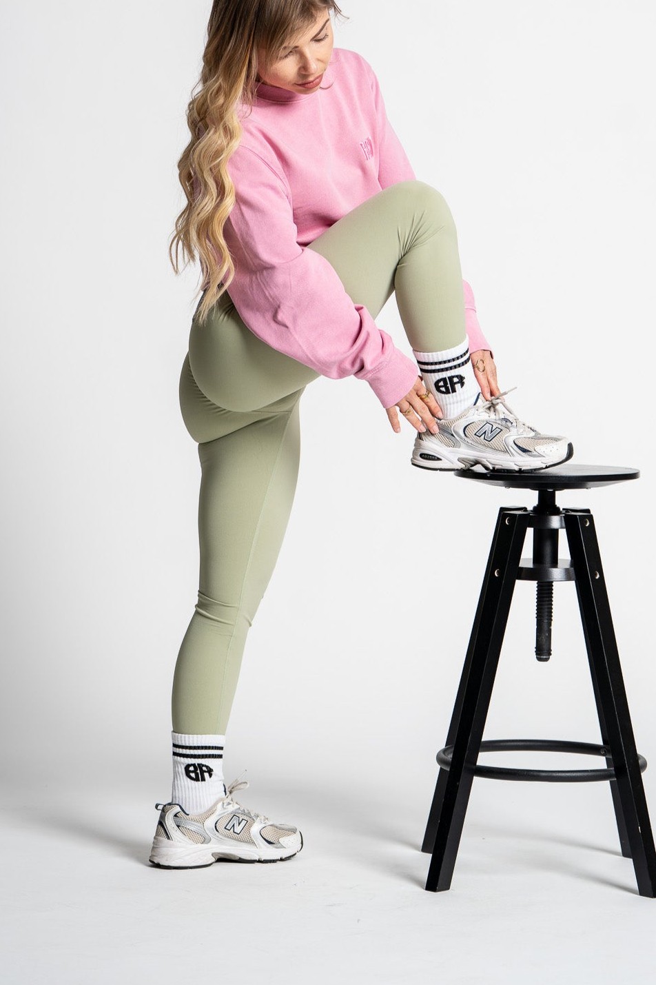 Legging Kimy vert sauge Barbell Regiment femme sport — Vert · Taille M