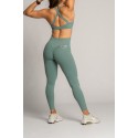Legging kimy Barbell Regiment vert classique pour entraînement intensif
