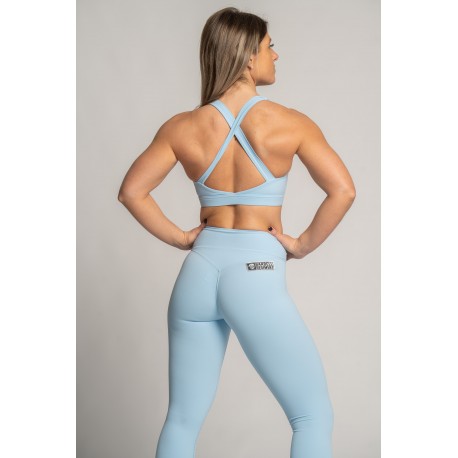 Legging kimy Barbell Regiment bleu light pour entraînement intensif