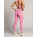 Stretch dynamique en legging gym femme rose light