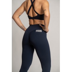 Legging kimy Barbell Regiment bleu navy pour entraînement intensif