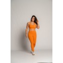 Look complet avec le legging Barbell Regiment orange
