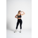 Legging sport femme Regy noir, parfait pour les entraînements intenses