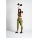 Ceinture gainante du legging Regy vert army pour fitness