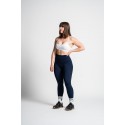 legging gym femme stretch couleur bleu navy