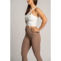 legging femme taille haute beige pour CrossFit®