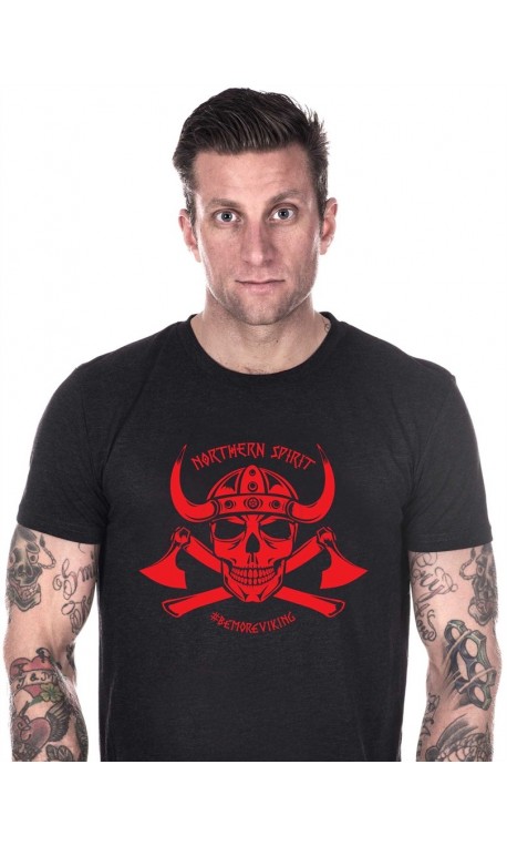 T-shirt crossfit homme northern spirit - Red Viking T-shirt crossfit homme northern spirit - Red Viking