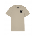 T-shirt sport beige Barbell Regiment porté en WOD
