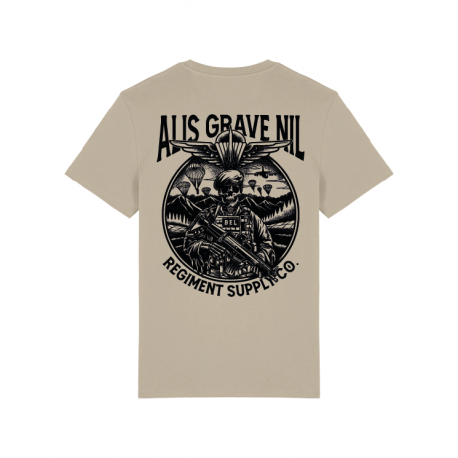T-shirt sport beige Alis Grave Nil - Barbell Regiment