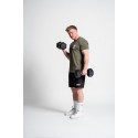 T-shirt crossfit homme vert army vue de face