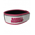 Ceinture haltérophilie rose Houndstooth pour deadlift intense