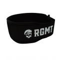 Ceinture haltérophilie noire Patch Lover Barbell Regiment