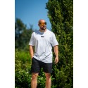 Vue de dos du t-shirt cross training Barbell Regiment blanc