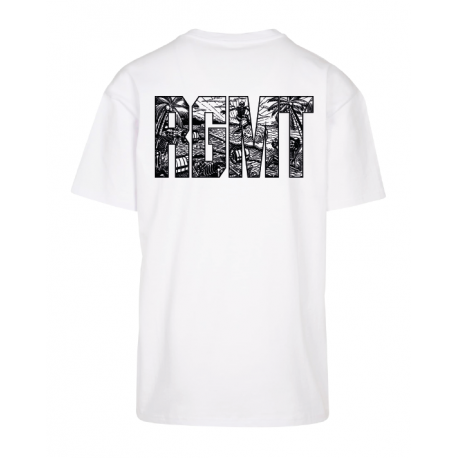 T-shirt oversized The Holideath saison 2 Blanc Barbell Regiment