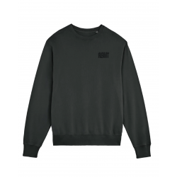 Sweat The Crew noir vintage, modèle unisexe pour Cross Training