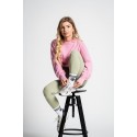 Sweatshirt musculation Barbell Regiment rose 100% coton