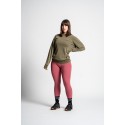 Sweatshirt musculation kaki unisexe Barbell Regiment