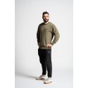 Sweat muscu kaki unisexe pour effort intense