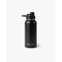 Gourde isotherme Velites noire avec boule shaker pour sport