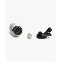 Gourde isotherme Velites blanche avec boule shaker pour sport