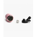 Bouteille isotherme sport Velites rose en inox double paroi
