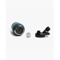 Gourde isotherme Velites bleue avec boule shaker pour sport