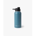 Gourde isotherme bleue pour fitness, musculation, running