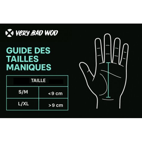 Maniques sans magnésie CrossFit petite taille KOMODO Kevlar noires – Very Bad Wod