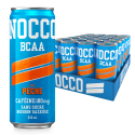 NOCCO Pêche – Boisson BCAA sans sucre (Pack 24)