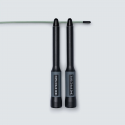 Poignées noires ergonomiques corde à sauter haute performance