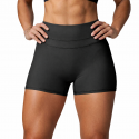 Short femme sport noir Mindy taille haute