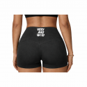 Short Femme Sport Frannie Noir Logo Blanc