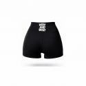 Short Femme Sport Frannie Noir Logo Blanc