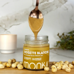 Pâte à tartiner GIANDUJA - Noisette Blanche 200 Gr| MONKA